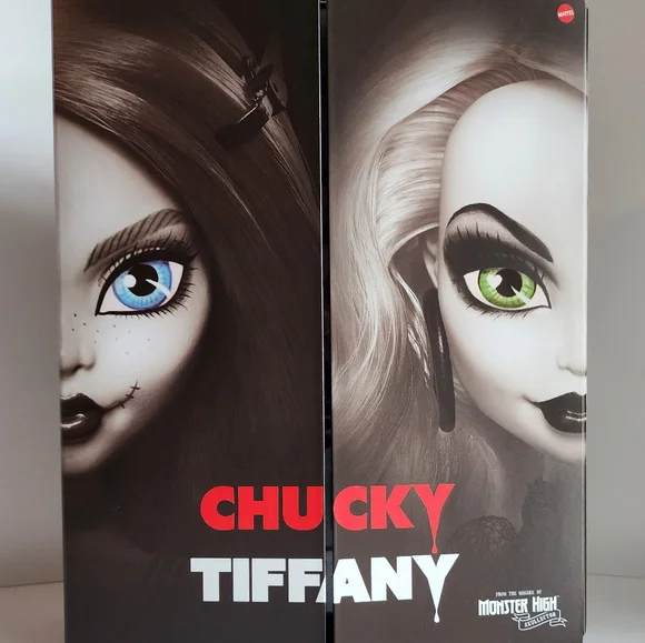CHUCKY & TIFFANY MONSTER HIGH SKULLECTOR EDITION - Picture 1 of 3